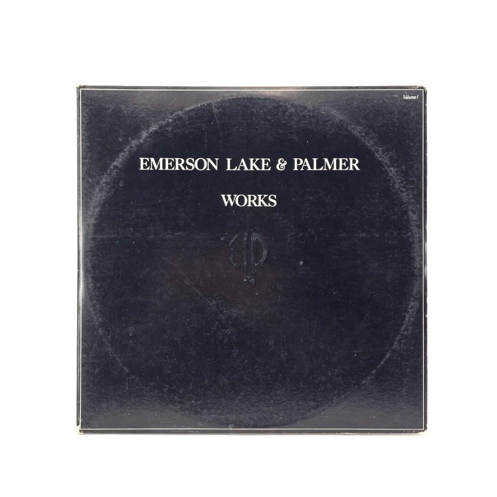 Emerson Lake & Palmer Works (Volume 1) LP  vinyl 1977  Atlantic SD‎ 2-7000 VG